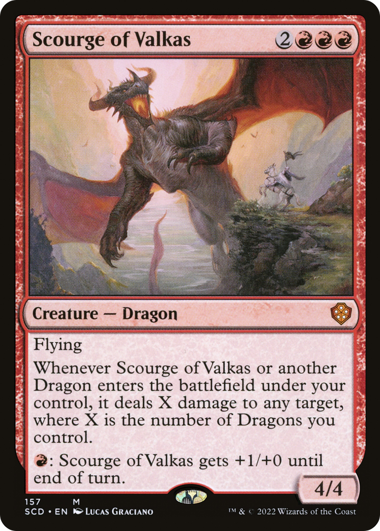 Scourge of Valkas [Starter Commander Decks] | Rook's Games and More