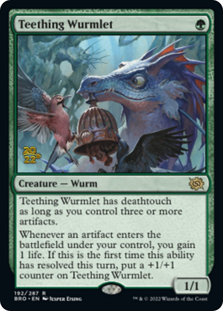 Teething Wurmlet [The Brothers' War: Prerelease Promos] | Rook's Games and More