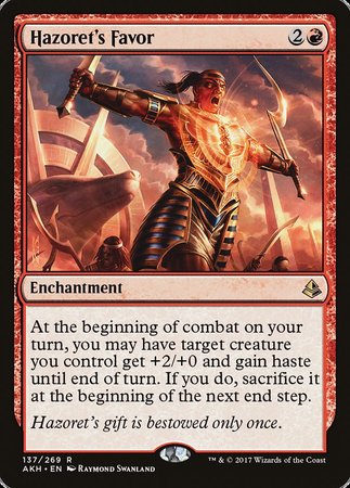 Hazoret's Favor [Amonkhet] | Rook's Games and More