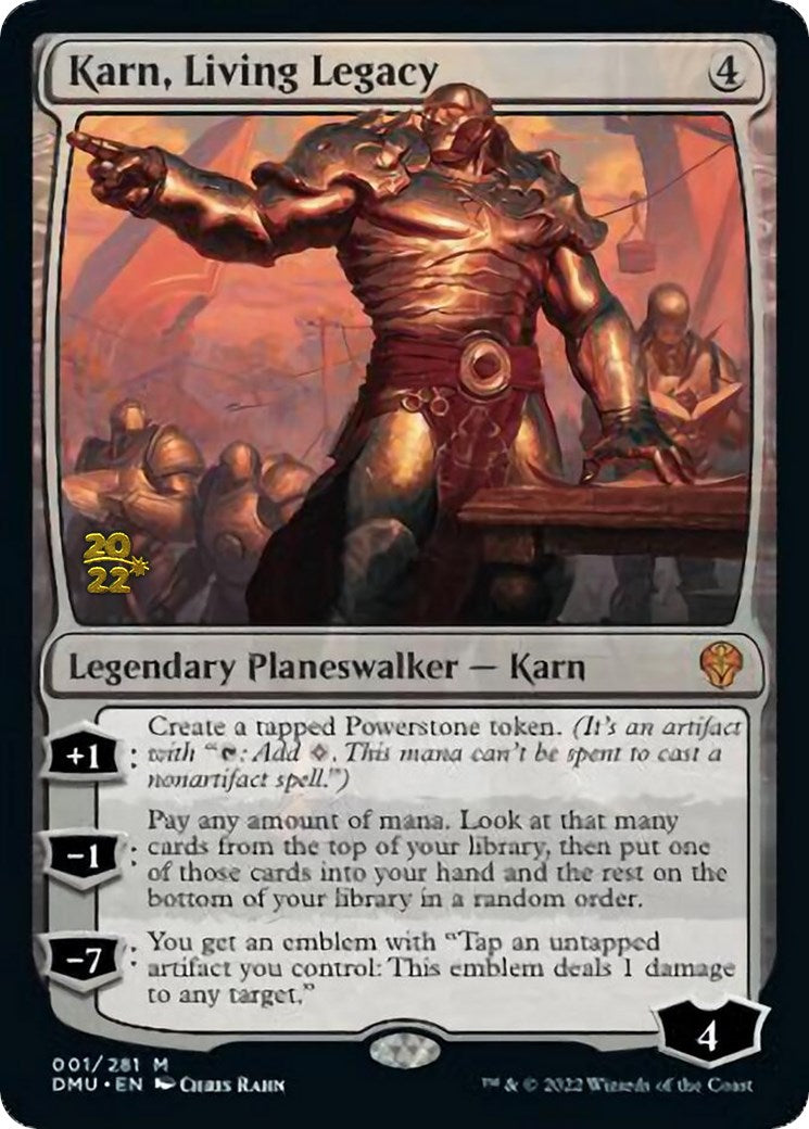 Karn, Living Legacy [Dominaria United Prerelease Promos] | Rook's Games and More