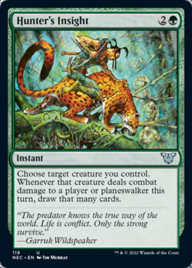 Hunter's Insight [Kamigawa: Neon Dynasty Commander] | Rook's Games and More