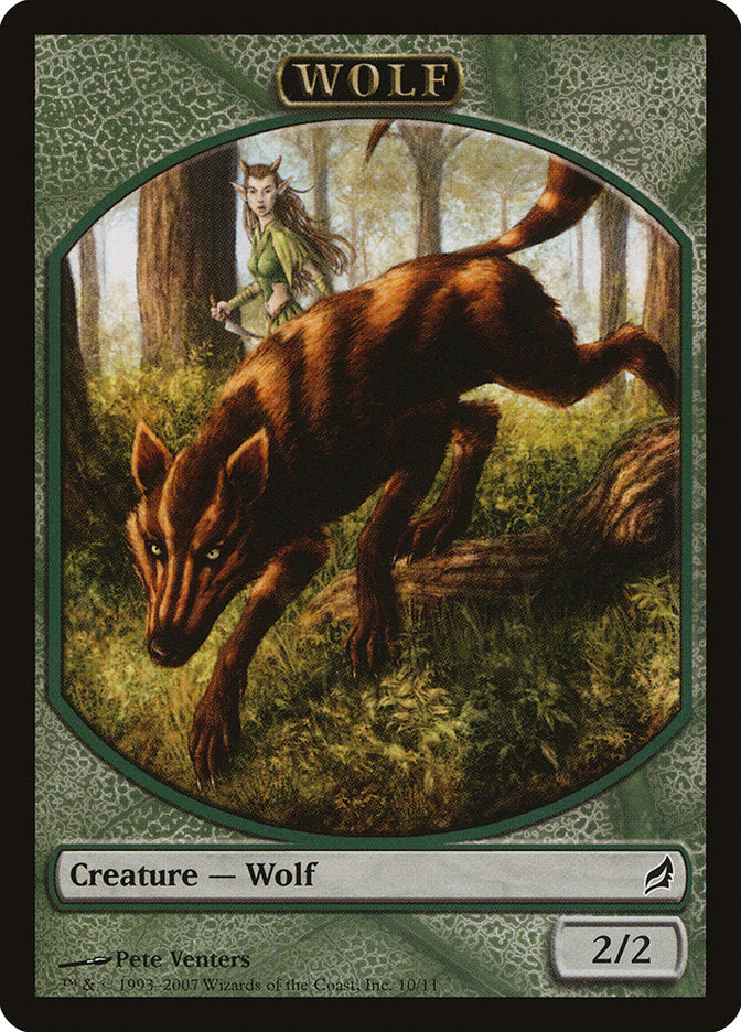 Wolf [Lorwyn Tokens] | Rook's Games and More