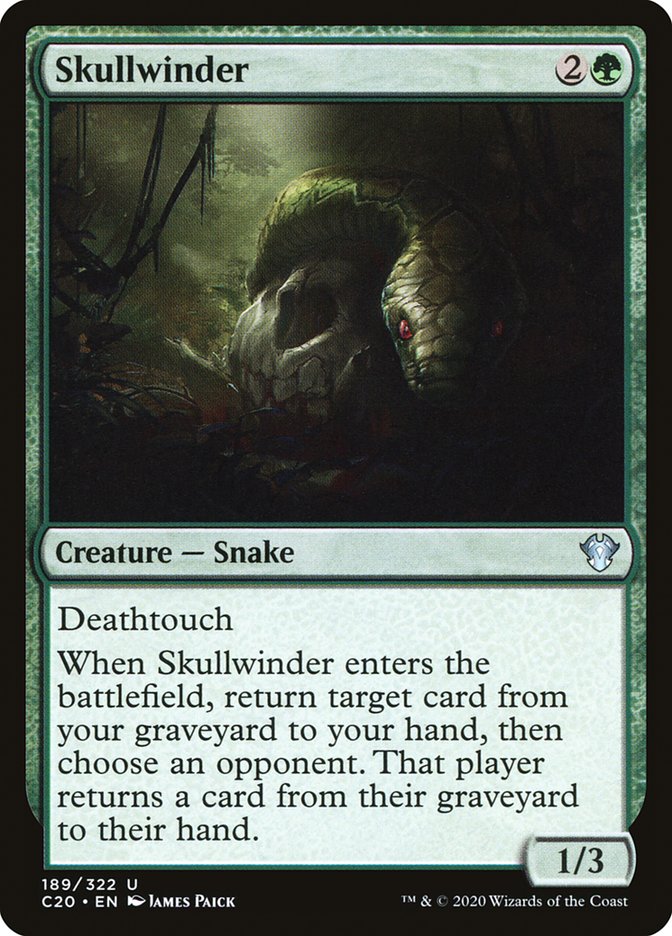 Skullwinder [Commander 2020] | Rook's Games and More