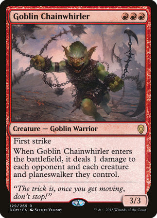 Goblin Chainwhirler [Dominaria] | Rook's Games and More