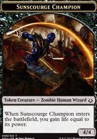 Sunscourge Champion // Cat Double-sided Token [Hour of Devastation Tokens] | Rook's Games and More
