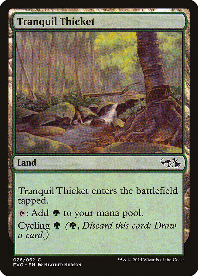 Tranquil Thicket (Elves vs. Goblins) [Duel Decks Anthology] | Rook's Games and More