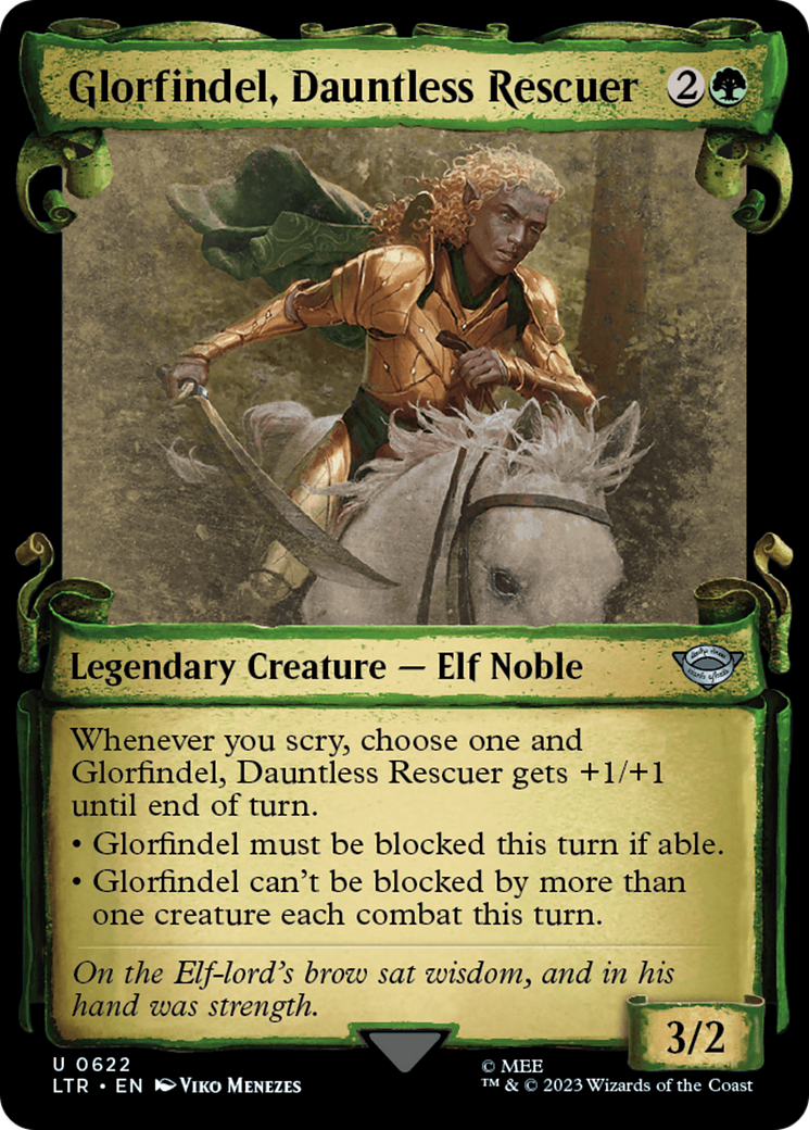 Glorfindel, Dauntless Rescuer [The Lord of the Rings: Tales of Middle-Earth Showcase Scrolls] | Rook's Games and More