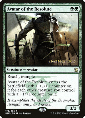 Avatar of the Resolute [Dragons of Tarkir Promos] | Rook's Games and More