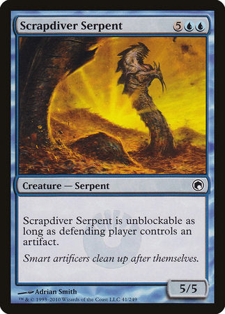 Scrapdiver Serpent [Scars of Mirrodin] | Rook's Games and More
