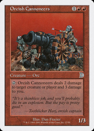 Orcish Cannoneers [Deckmasters] | Rook's Games and More