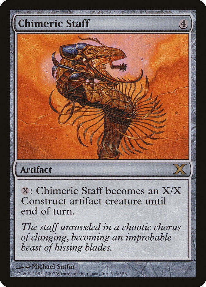 Chimeric Staff [Tenth Edition] | Rook's Games and More