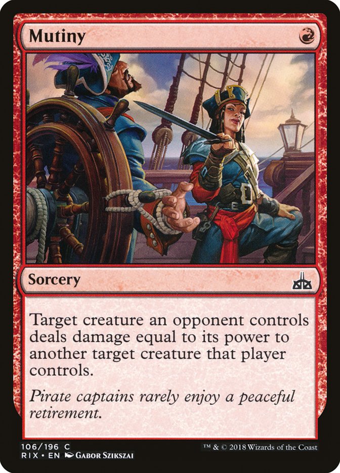 Mutiny [Rivals of Ixalan] | Rook's Games and More