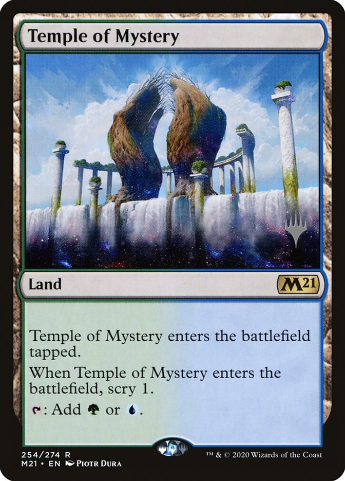 Temple of Mystery (Promo Pack) [Core Set 2021 Promos] | Rook's Games and More