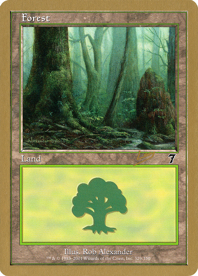 Forest (rl329) (Raphael Levy) [World Championship Decks 2002] | Rook's Games and More