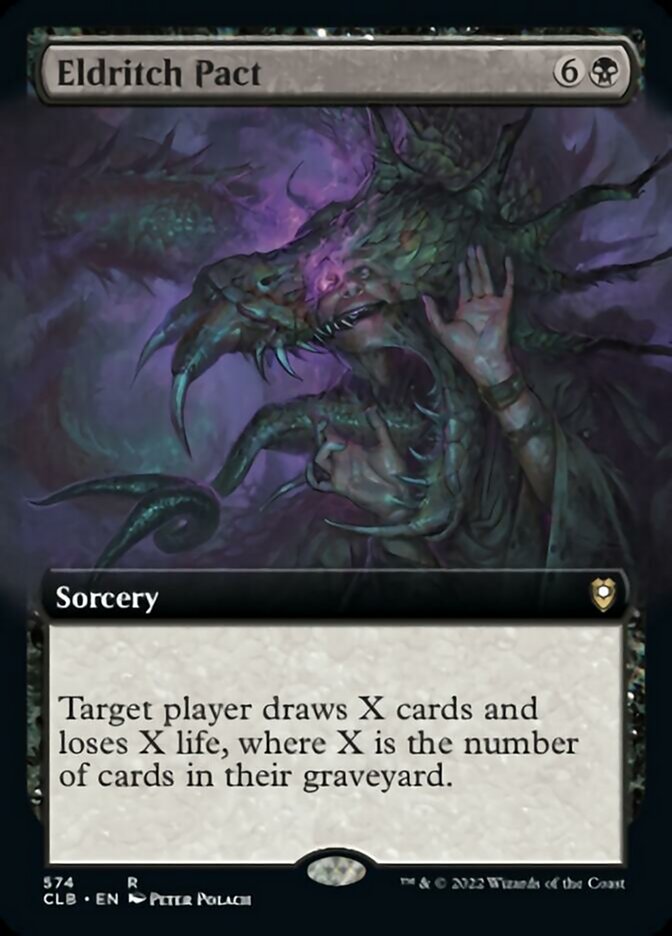 Eldritch Pact (Extended Art) [Commander Legends: Battle for Baldur's Gate] | Rook's Games and More
