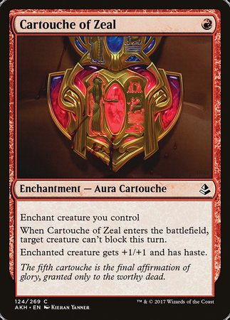 Cartouche of Zeal [Amonkhet] | Rook's Games and More