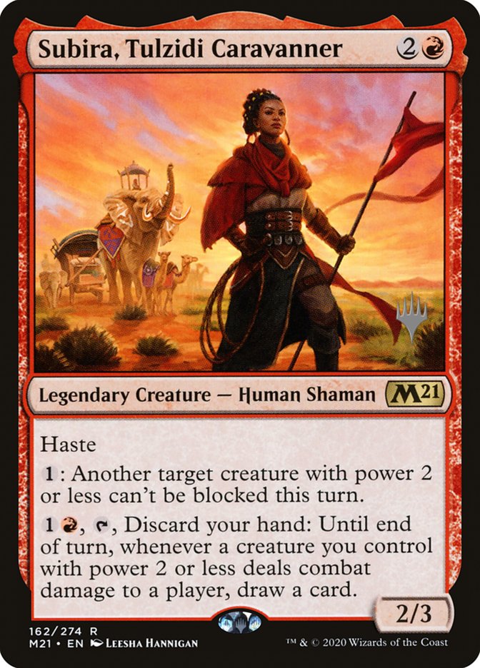 Subira, Tulzidi Caravanner (Promo Pack) [Core Set 2021 Promos] | Rook's Games and More