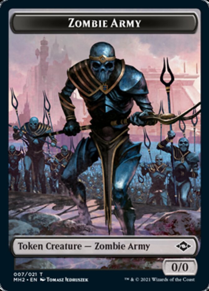 Zombie Army Token [Modern Horizons 2 Tokens] | Rook's Games and More