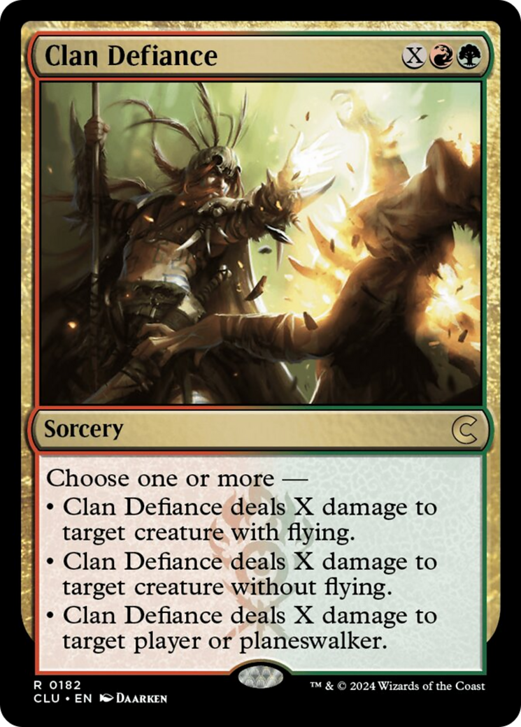Clan Defiance [Ravnica: Clue Edition] | Rook's Games and More