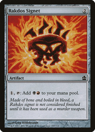 Rakdos Signet [Commander 2011] | Rook's Games and More