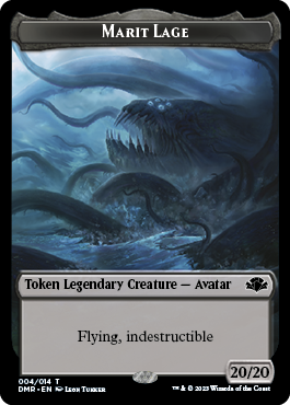 Insect // Marit Lage Double-Sided Token [Dominaria Remastered Tokens] | Rook's Games and More
