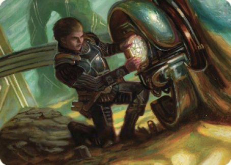 Urza, Powerstone Prodigy Art Card [The Brothers' War Art Series] | Rook's Games and More