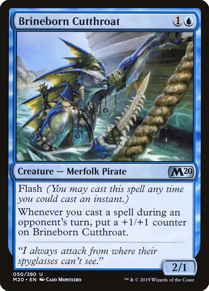 Brineborn Cutthroat [Core Set 2020] | Rook's Games and More