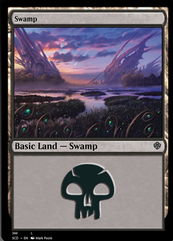 Swamp (344) [Starter Commander Decks] | Rook's Games and More