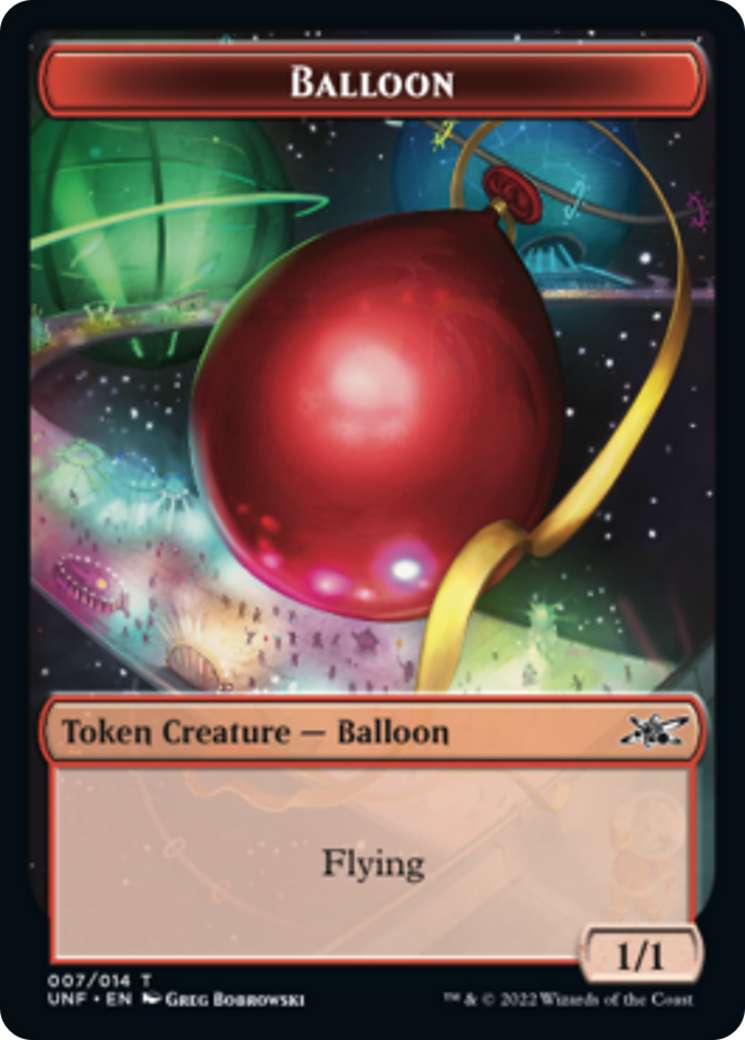 Cat // Balloon Double-sided Token [Unfinity Tokens] | Rook's Games and More