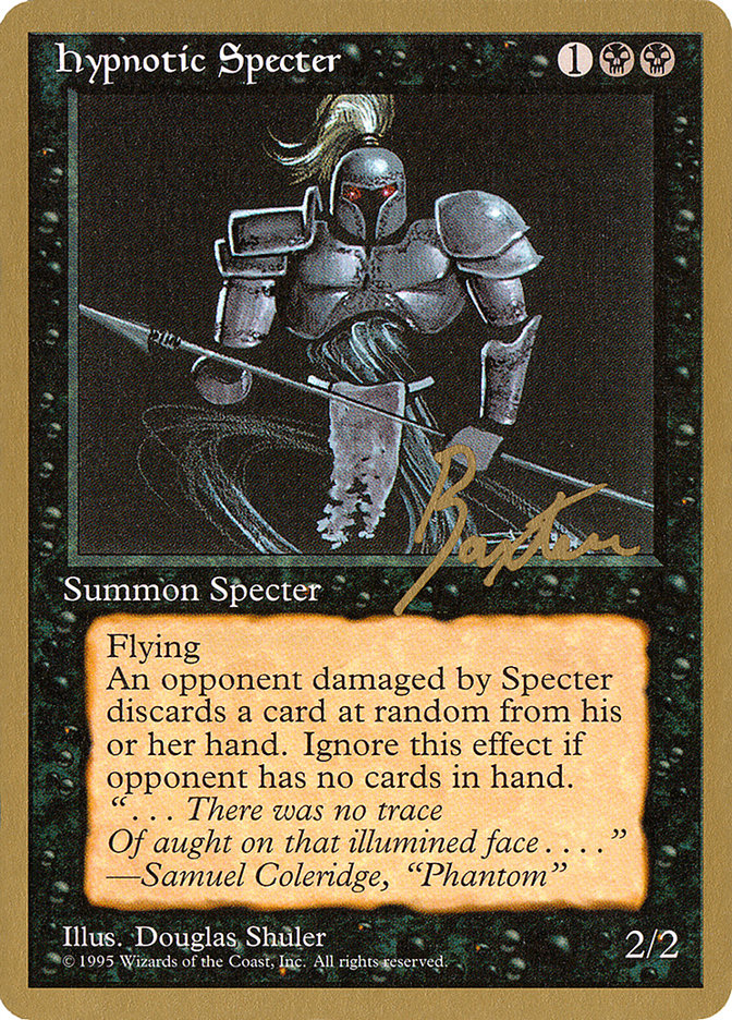 Hypnotic Specter (George Baxter) [Pro Tour Collector Set] | Rook's Games and More