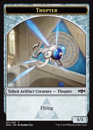 Thopter Token [Ravnica Allegiance Tokens] | Rook's Games and More
