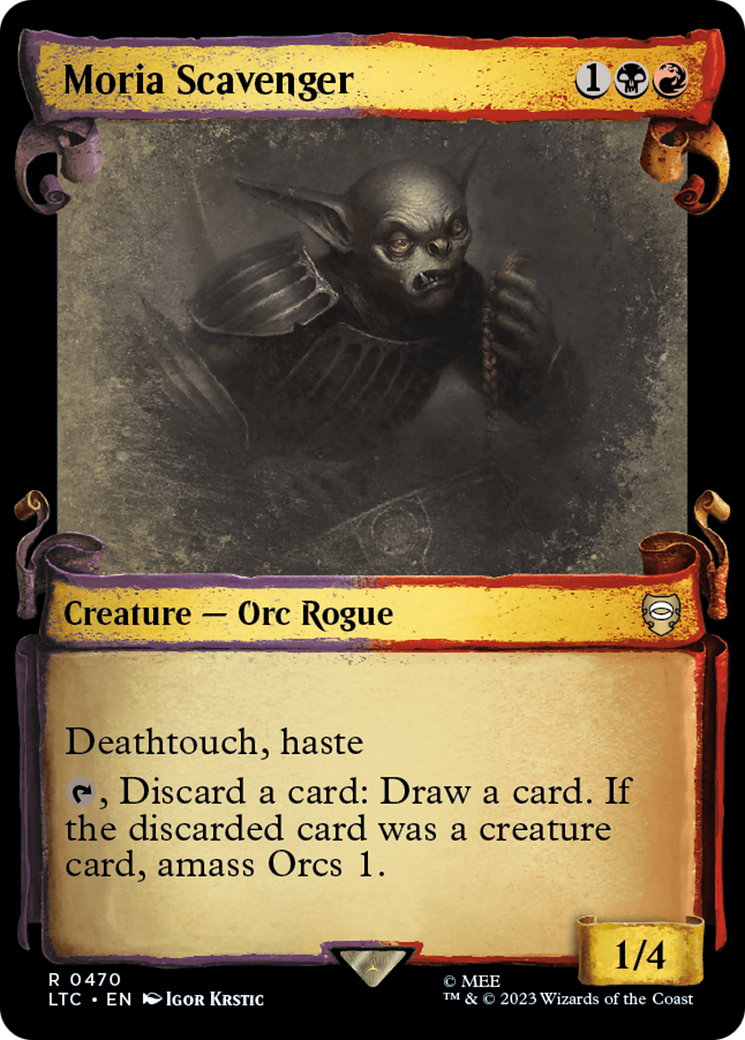 Moria Scavenger [The Lord of the Rings: Tales of Middle-Earth Commander Showcase Scrolls] | Rook's Games and More