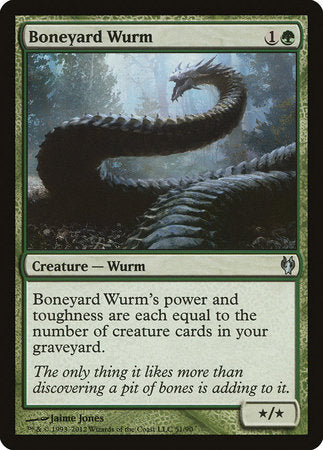 Boneyard Wurm [Duel Decks: Izzet vs. Golgari] | Rook's Games and More