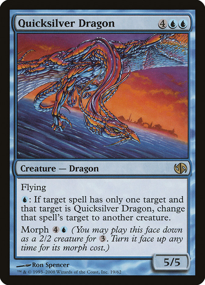 Quicksilver Dragon [Duel Decks: Jace vs. Chandra] | Rook's Games and More