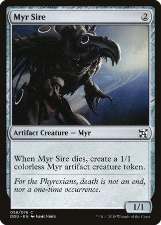 Myr Sire [Duel Decks: Elves vs. Inventors] | Rook's Games and More