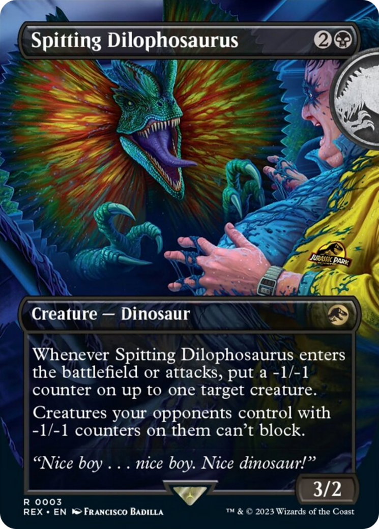 Spitting Dilophosaurus (Borderless) [Jurassic World Collection] | Rook's Games and More