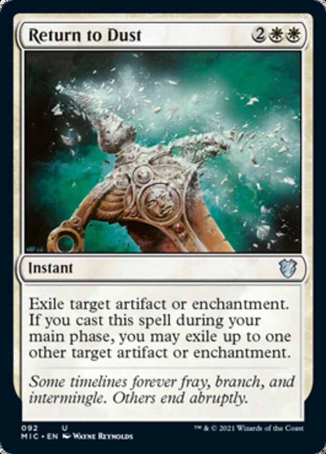 Return to Dust [Innistrad: Midnight Hunt Commander] | Rook's Games and More