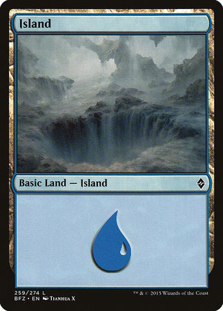 Island (259) [Battle for Zendikar] | Rook's Games and More