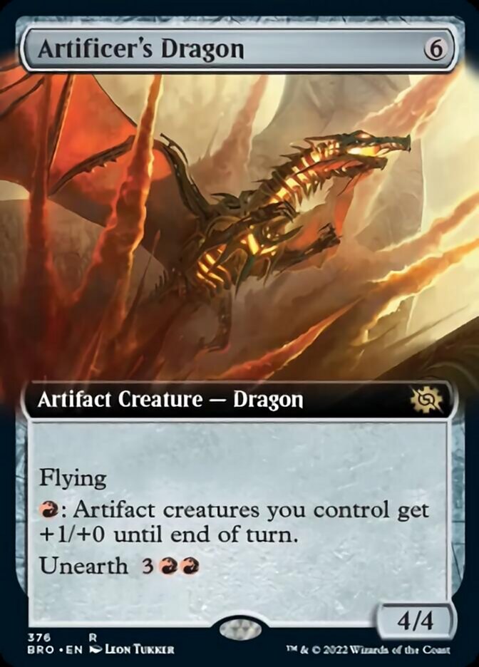 Artificer's Dragon (Extended Art) [The Brothers' War] | Rook's Games and More