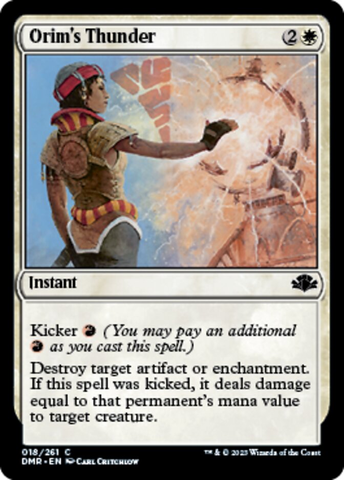 Orim's Thunder [Dominaria Remastered] | Rook's Games and More