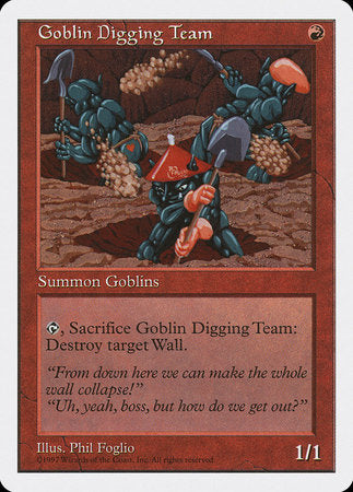 Goblin Digging Team [Fifth Edition] | Rook's Games and More