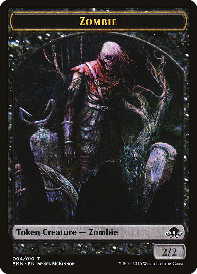 Zombie (004/010) [Eldritch Moon Tokens] | Rook's Games and More