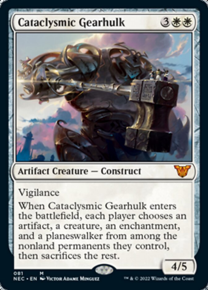 Cataclysmic Gearhulk [Kamigawa: Neon Dynasty Commander] | Rook's Games and More