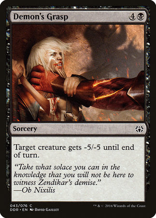 Demon's Grasp [Duel Decks: Nissa vs. Ob Nixilis] | Rook's Games and More