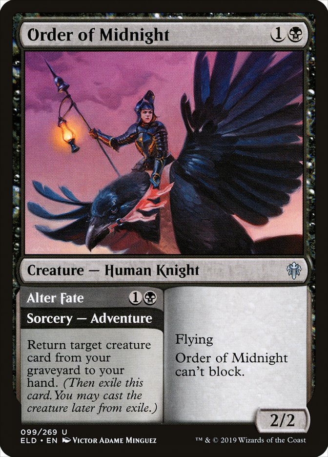 Order of Midnight // Alter Fate [Throne of Eldraine] | Rook's Games and More