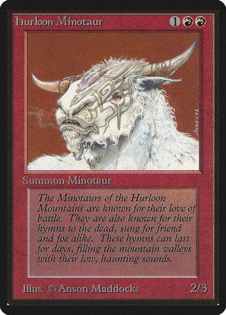 Hurloon Minotaur [Limited Edition Beta] | Rook's Games and More