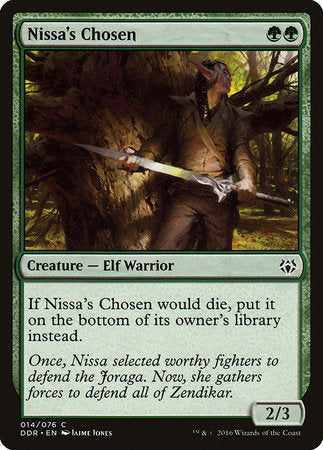 Nissa's Chosen [Duel Decks: Nissa vs. Ob Nixilis] | Rook's Games and More
