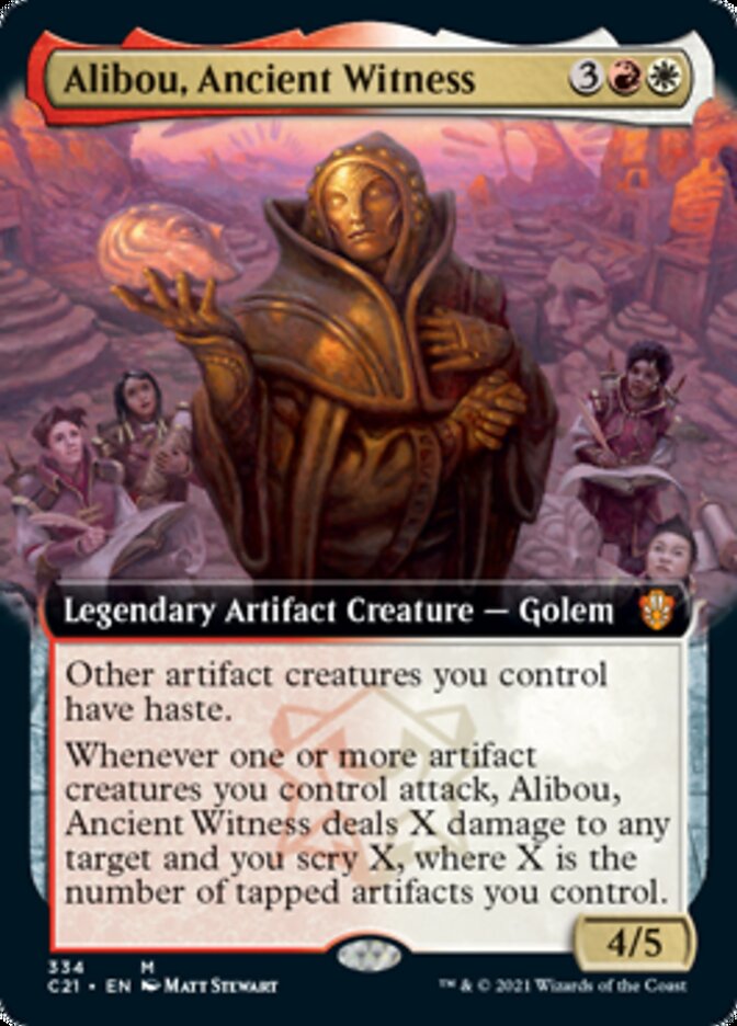 Alibou, Ancient Witness (Extended) [Commander 2021] | Rook's Games and More