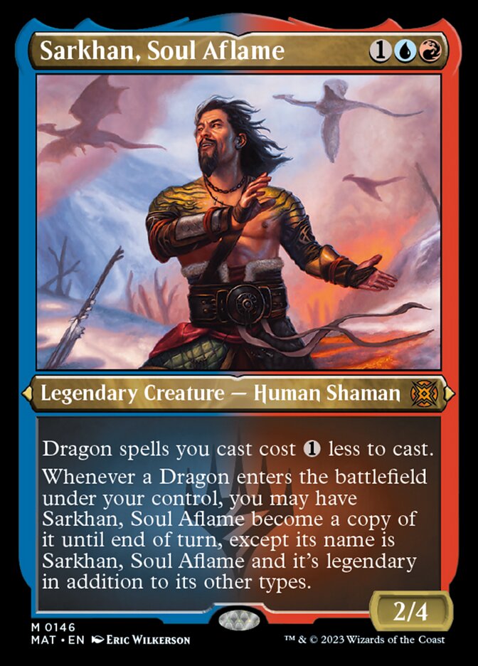 Sarkhan, Soul Aflame (Foil Etched) [March of the Machine: The Aftermath] | Rook's Games and More