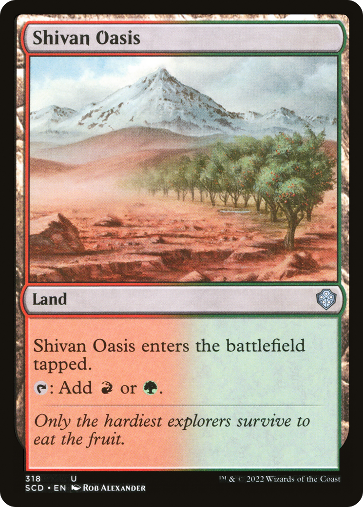 Shivan Oasis [Starter Commander Decks] | Rook's Games and More